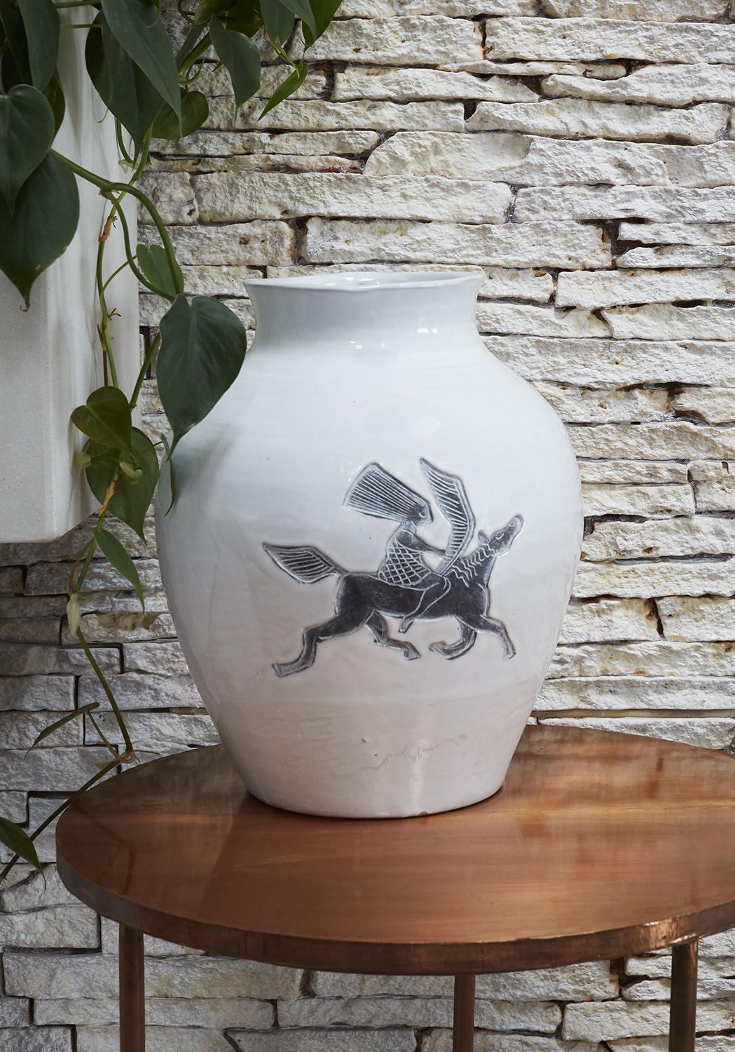 PEGASUS VASE - size 11.25'' 13.75''