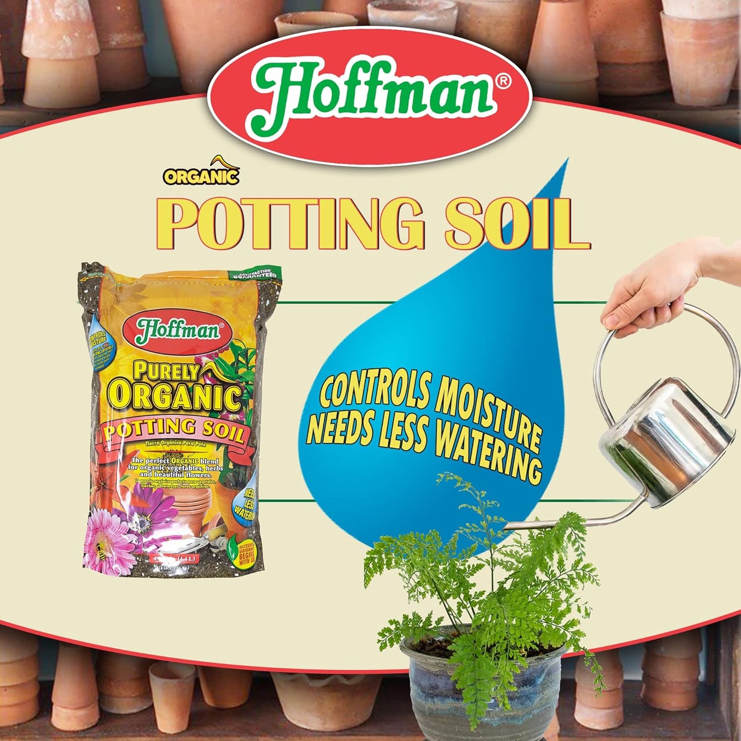 Hoffman Purely Organic Potting Mix  4-Quart