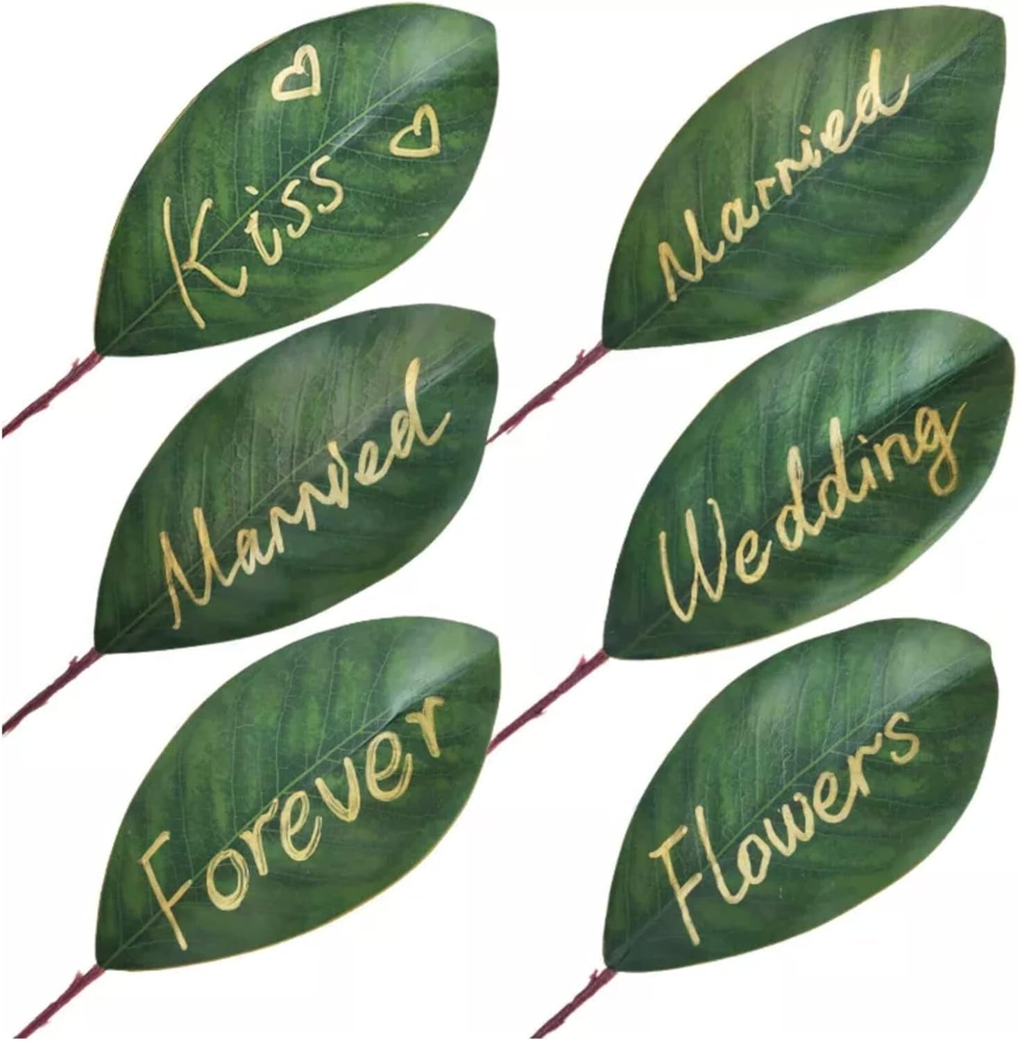 Faux Magnolia Leaves