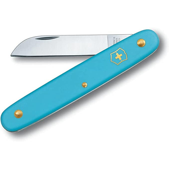 Swiss army floral knife. Blue