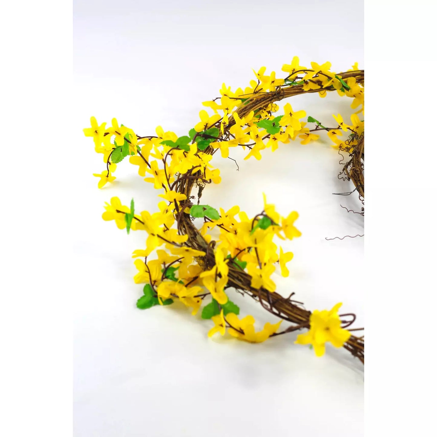 4ft forsythia garland.