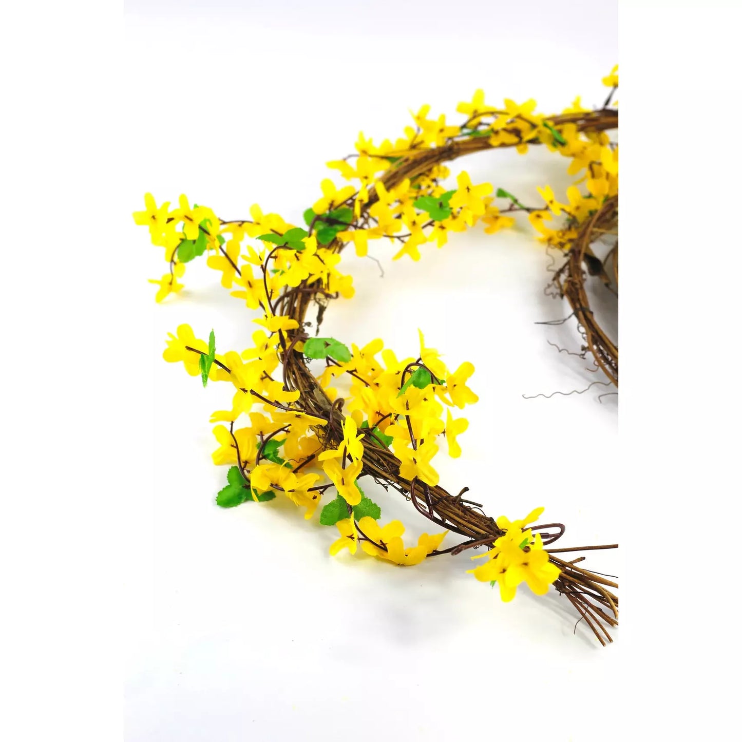 4ft forsythia garland.