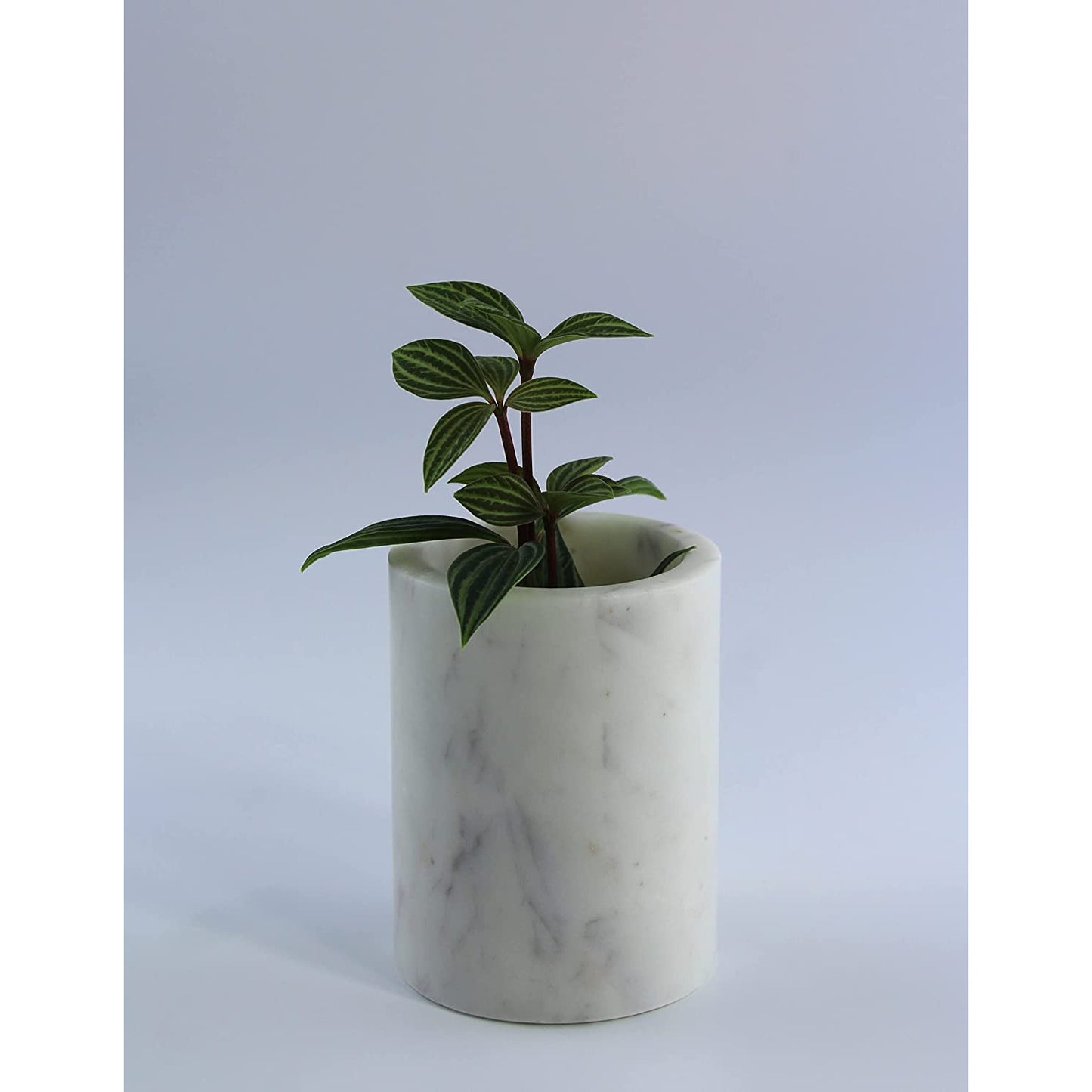 Marble cylinder vase 3'' diameter x 4'' high