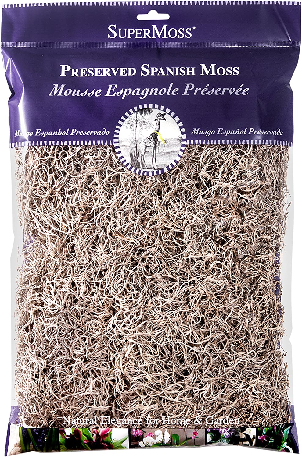 natural spanish moss preserved. 8oz bag